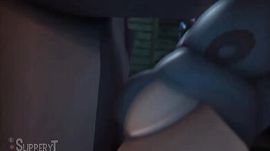 Big Tits Nurse Inflates Patient's Dick with Her Mouth during Standing Doggy Style Sex