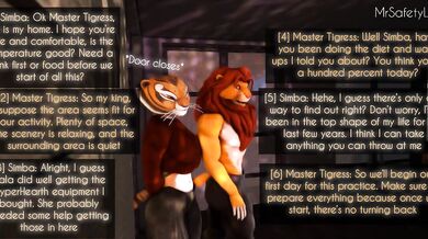 Simba & Master Tigress' Wild Romp - MrSafetyLion