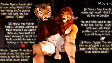 Simba & Master Tigress' Wild Romp - MrSafetyLion