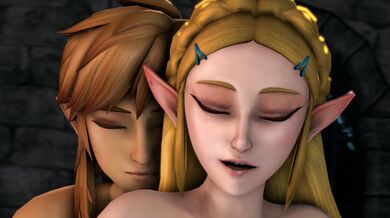 Link and Zelda's Tower of Power Fuck Session in 4K!