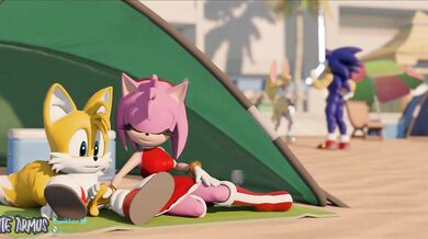 Sonic's Beach Blanket Blowjob Bonanza: Featuring White Armus!