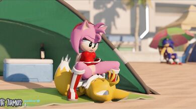 Sonic's Beach Blanket Blowjob Bonanza: Featuring White Armus!
