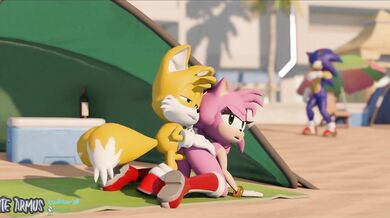 Sonic's Beach Blanket Blowjob Bonanza: Featuring White Armus!