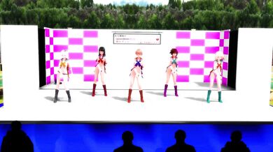 Sailor Scouts' Lesbian Lust Dance Off