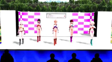 Sailor Scouts' Lesbian Lust Dance Off