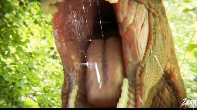Gorey Dino-Sex and Vore in a Blended Animation