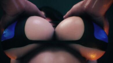 Asuka's Big Titties Get Groped