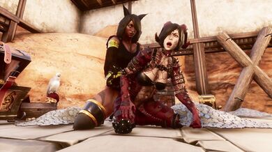 Watch as Dragongirl gets pounded in a wild fantasy world of Conan Exiles where the strong survive and the weak perish!