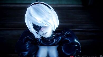 Fucking 2B with a Thighjob