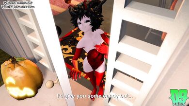 Bewitched Schoolgirls' Vajayjays Open for All Hallows' Eve