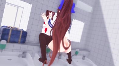Public Bathroom Sink Bitches - Hikari's Slutty Adventures