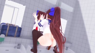 Public Bathroom Sink Bitches - Hikari's Slutty Adventures