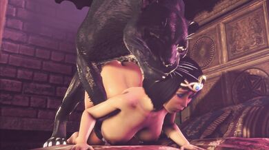 Gaping Ass-Pounding Orgy Between Opal and Sebastilla in Jujala's SFM Porn
