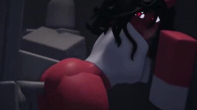Fucking a Roblox Demon in a Dirty Alley