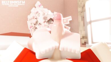 Pipkin Pippa's Horny Footjob Orgy in Minecraft XXX Animation!
