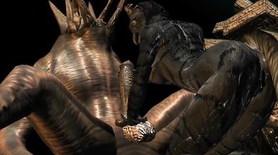 The Sexy Khajiit's Forbidden Pleasures as a Daedric Slave