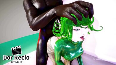 Tatsumaki's Bondage Bliss with a Pair of Handcuffs