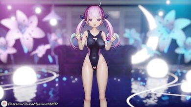 Splashing Shu-Q Dance: Minato Aqua's Hydrodynamic Performance