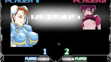 Chun-Li Futanari Squad Battles Against Chris and Kisara in a Busty Erotic War