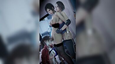Threesome Lust with Jill, Ada and Claire