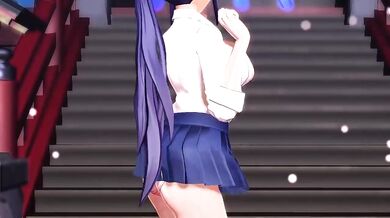 AOA's Moe Aozora Punished by the Perverted MMD Community