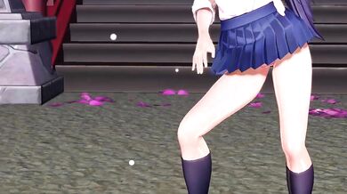 AOA's Moe Aozora Punished by the Perverted MMD Community