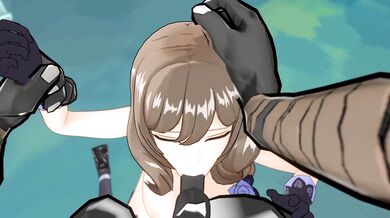 Churned Genshin Cums on HMV's Face
