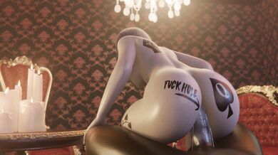 Raven's Anal Reverse Cowgirl Ride [Blacked Out Edit] (Cawneil)