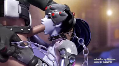 Widowmaker's Forced Blowjob Bondage