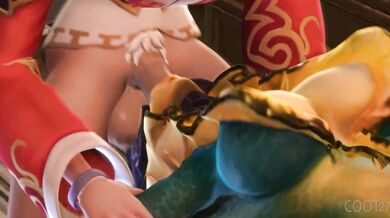 Ahri's Naughty Blowjob Adventures with Nami