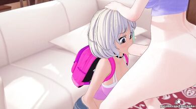 Android18 Gets Nailed by Jackie and Faust After School, Unleashing Her Inner Sex Goddess!