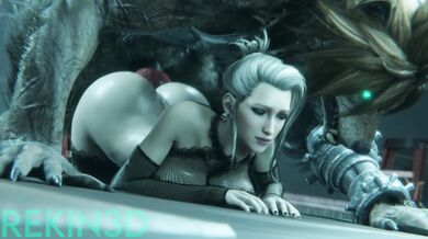 Werewolf Cloud's Forbidden Lust with Scarlet [Rekin3D]