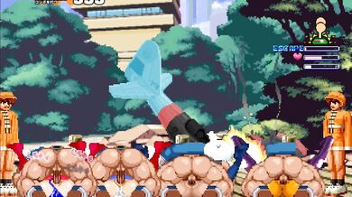 Superheroine's Forced Orgy