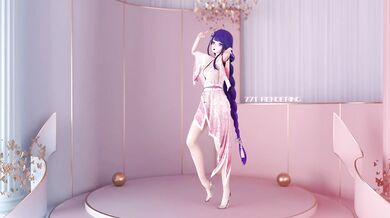Nude Dancing with Sexy Raiden Ei in 5-Star Style