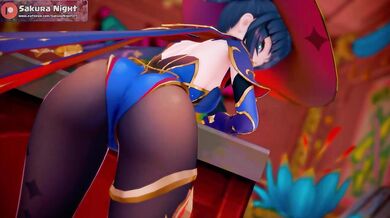 Shooting Star Mona Goes Wild in Genshin Impact