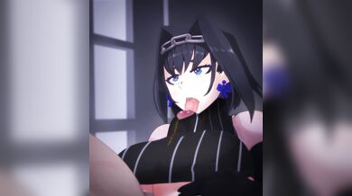 Kronii's Titty Fucking with Soi and Skello