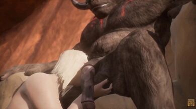 Furry Threesome with a Horny MILF in the Wild