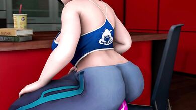 - Massive Dildo Bound Mei's Ass