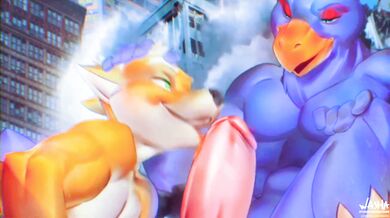 [4K Hentai Anime] Fox McCloud Fucks Falco Lombardi in the Ass [Washa]