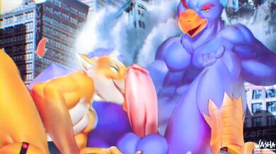 [4K Hentai Anime] Fox McCloud Fucks Falco Lombardi in the Ass [Washa]