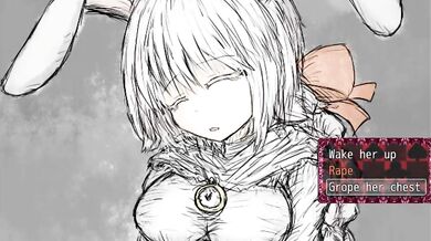 Black Souls 2: Mary, the Rabbit Girl's Perverted Dreams Come True as She Gets Kidnapped by a Nightmare Spirit and Forced to Have Sex with a Beggar