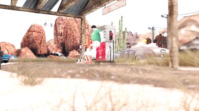 Ravishing Redhead MILF Riding and Cumming in the Barren Landscape