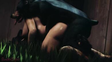 Lulu's Gangbang with Canines