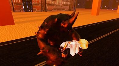 Unable to Endure the Monstrous Cock, Igawa is Impaled to the Hilt