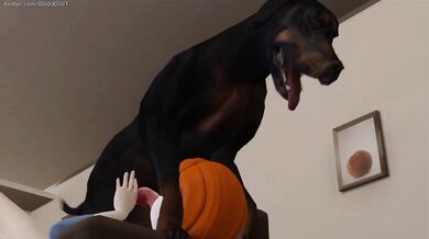 A Canine Encounter with Gwen: Hot doggy style action.