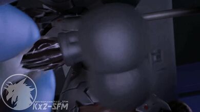 [Kx2-SFM] Krystal's Anal Invasion with Renamon