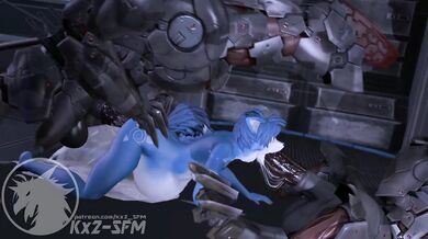 [Kx2-SFM] Krystal's Anal Invasion with Renamon