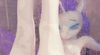 Sexy Unicorn Gets Soapy in the Shower and Tempts Melvelvin with her Wet Body [Ultra HD]