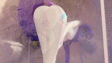 Sexy Unicorn Gets Soapy in the Shower and Tempts Melvelvin with her Wet Body [Ultra HD]