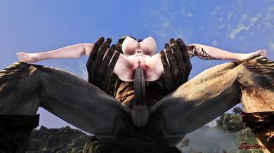 Gigantic Cock Gets Her Horny and Wet